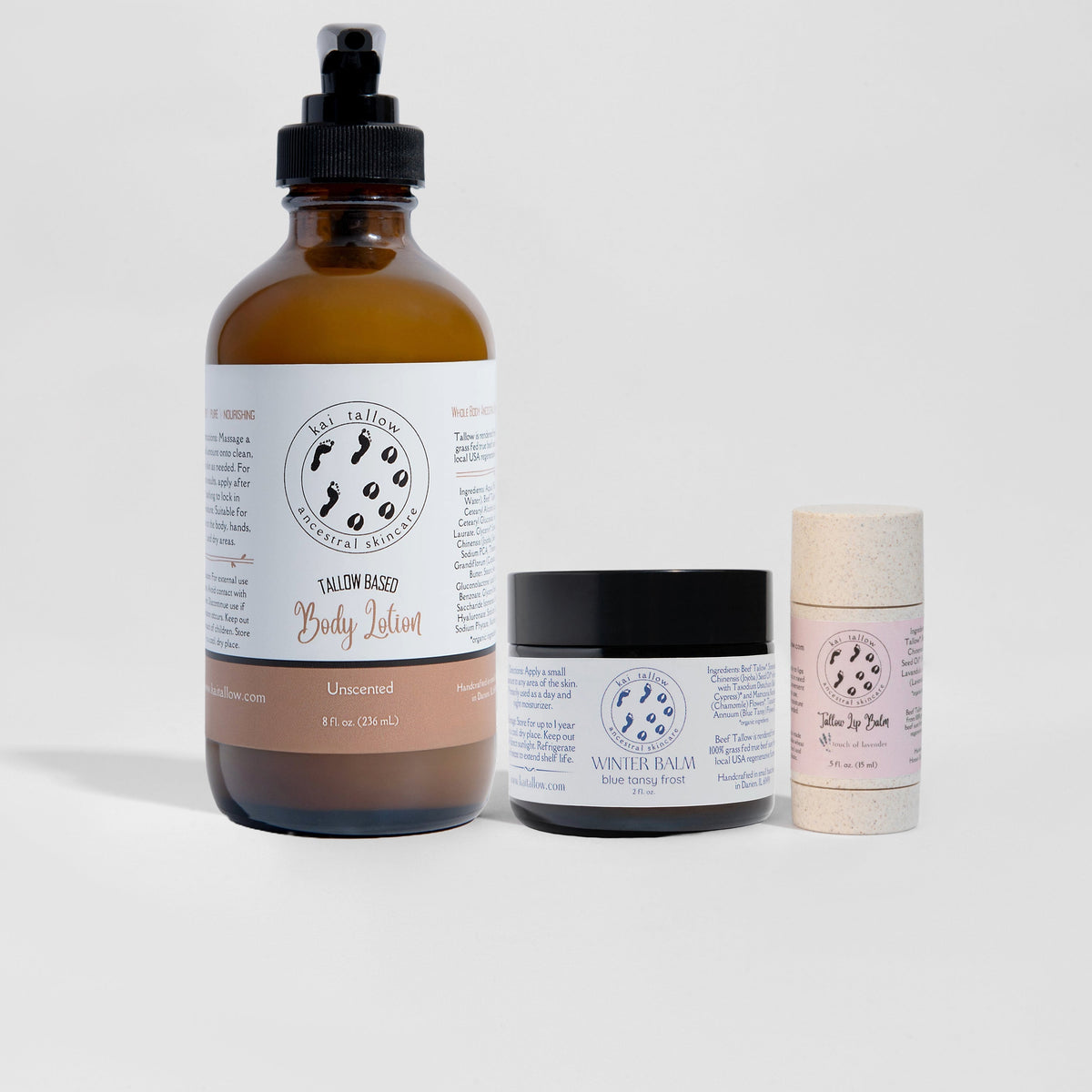 *Bundle* Winter Lotion Trio - Kai Tallow, LLC